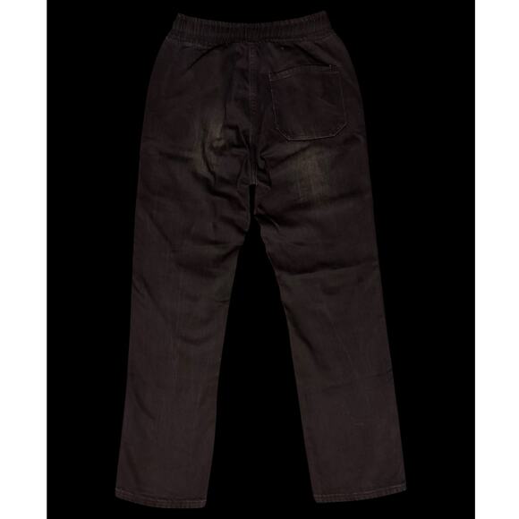 Watson Black Distressed Jogger Style Denim Jeans Men's Size 30 Slim - Picture 2 of 5